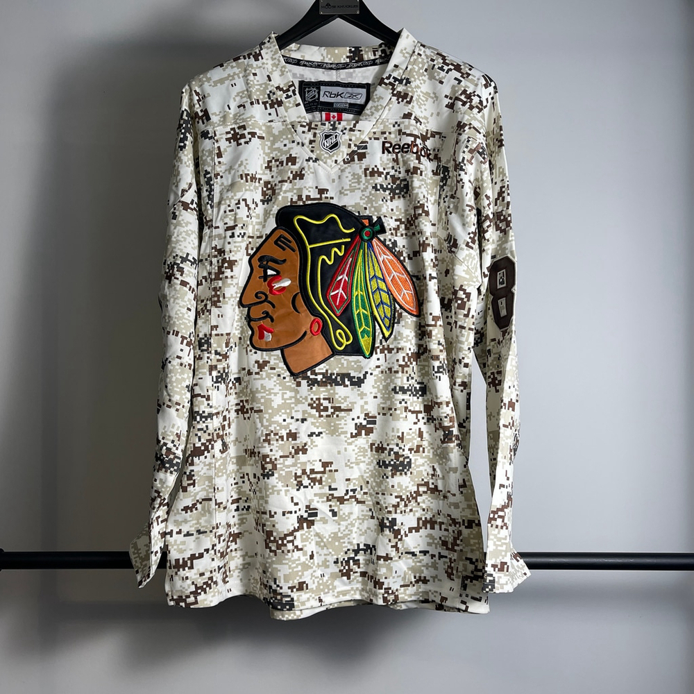 Men's Reebok Chicago Blackhawks Hossa Jersey size 52